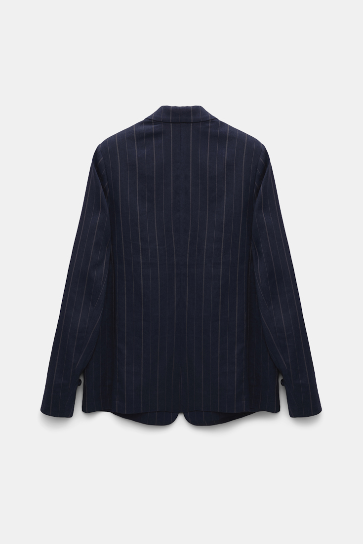 Dorothee Schumacher Pinstripe Blazer blue night