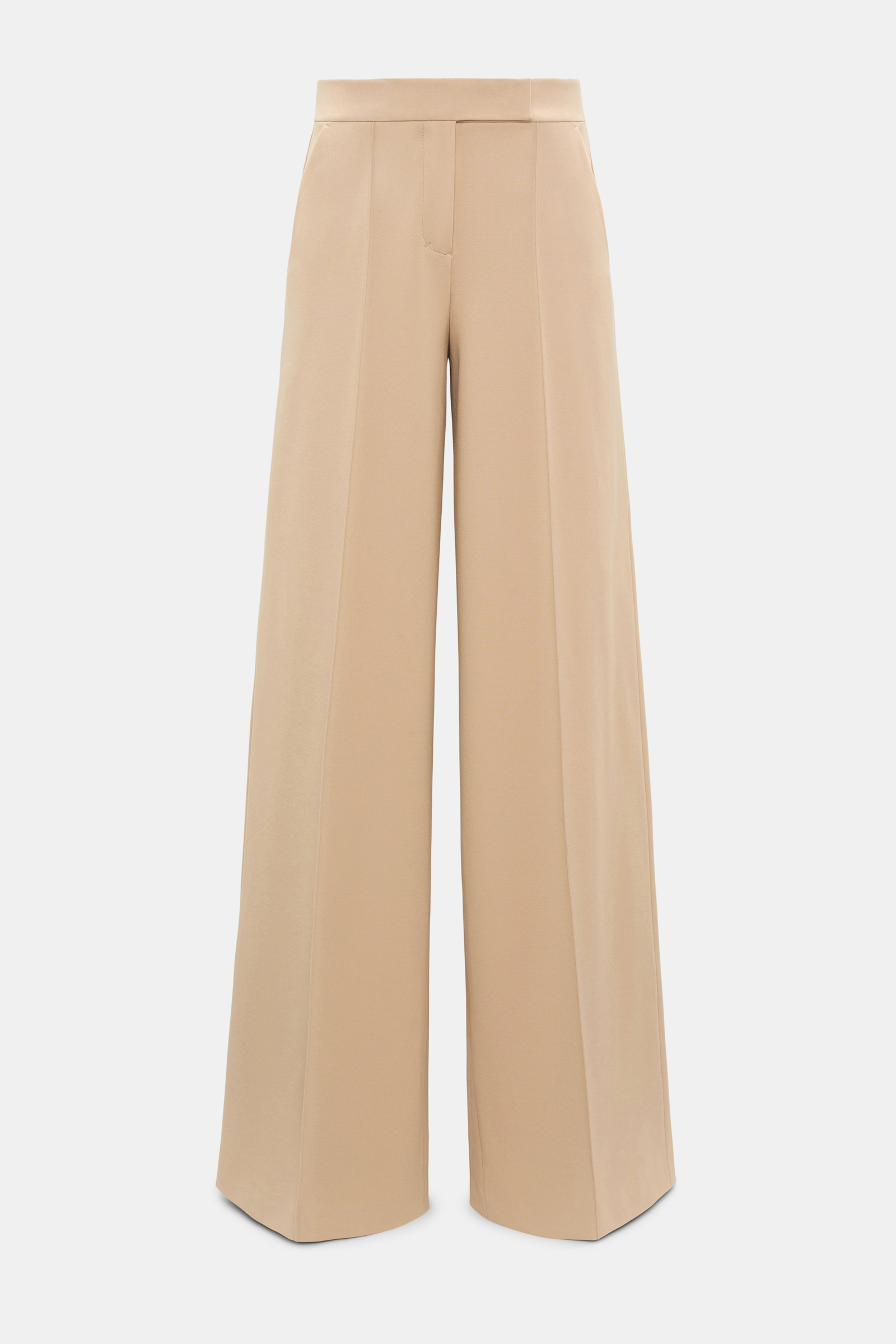 Dorothee Schumacher Hose aus Punto Milano mit weitem Bein tender beige