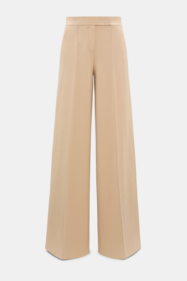 Dorothee Schumacher Hose aus Punto Milano mit weitem Bein tender beige