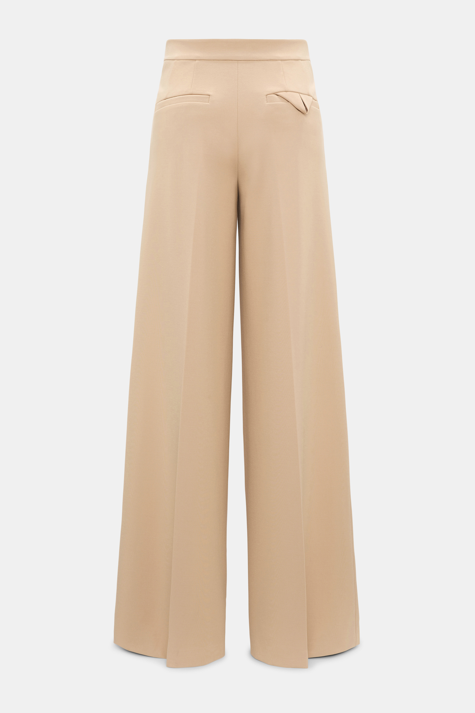 Dorothee Schumacher Hose aus Punto Milano mit weitem Bein tender beige