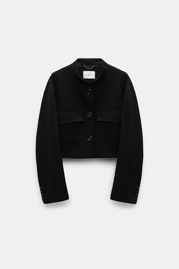 Dorothee Schumacher Verkürztes Jacket aus Punto Milano pure black