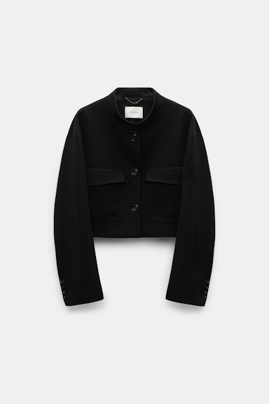 Dorothee Schumacher Verkürztes Jacket aus Punto Milano pure black