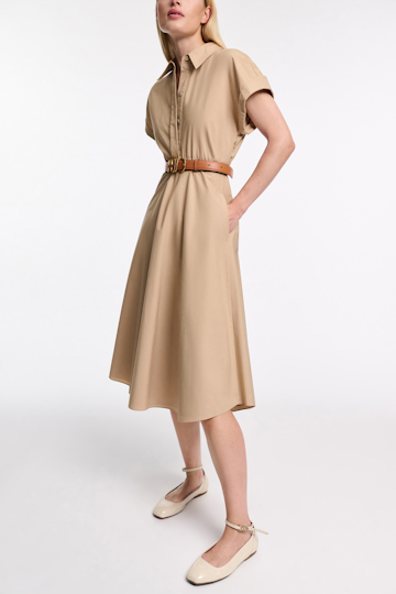 Dorothee Schumacher Midikleid aus Baumwoll-Popeline trench