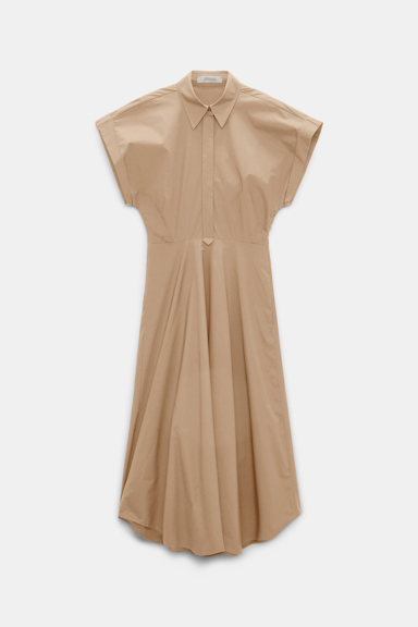 Dorothee Schumacher Midikleid aus Baumwoll-Popeline trench