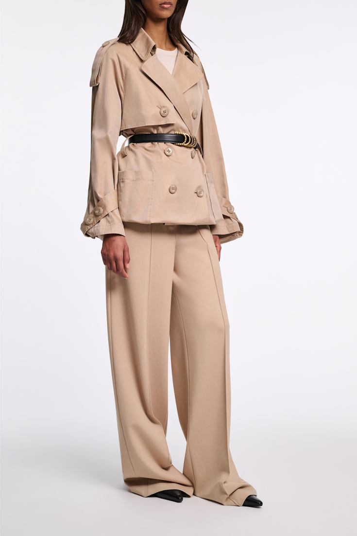 Dorothee Schumacher Zweireihiger Trenchcoat mit variabler Länge trench