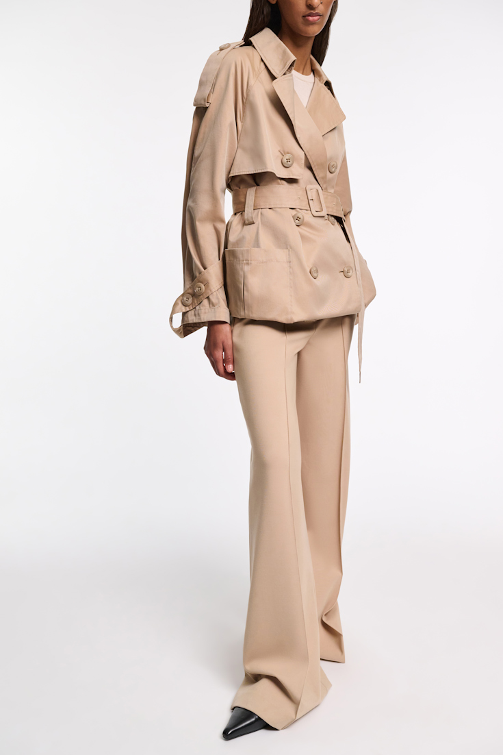 Dorothee Schumacher Zweireihiger Trenchcoat mit variabler Länge trench