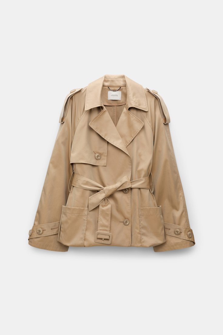 Dorothee Schumacher Zweireihiger Trenchcoat mit variabler Länge trench