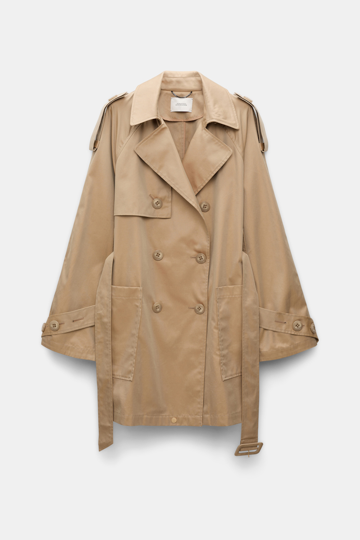 Dorothee Schumacher Zweireihiger Trenchcoat mit variabler Länge trench