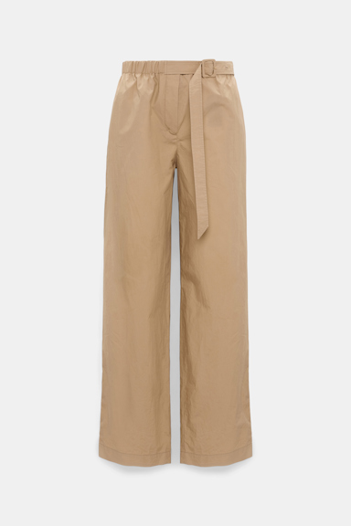 Dorothee Schumacher Hose aus leichter Baumwolle mit Gürtel-Detail trench