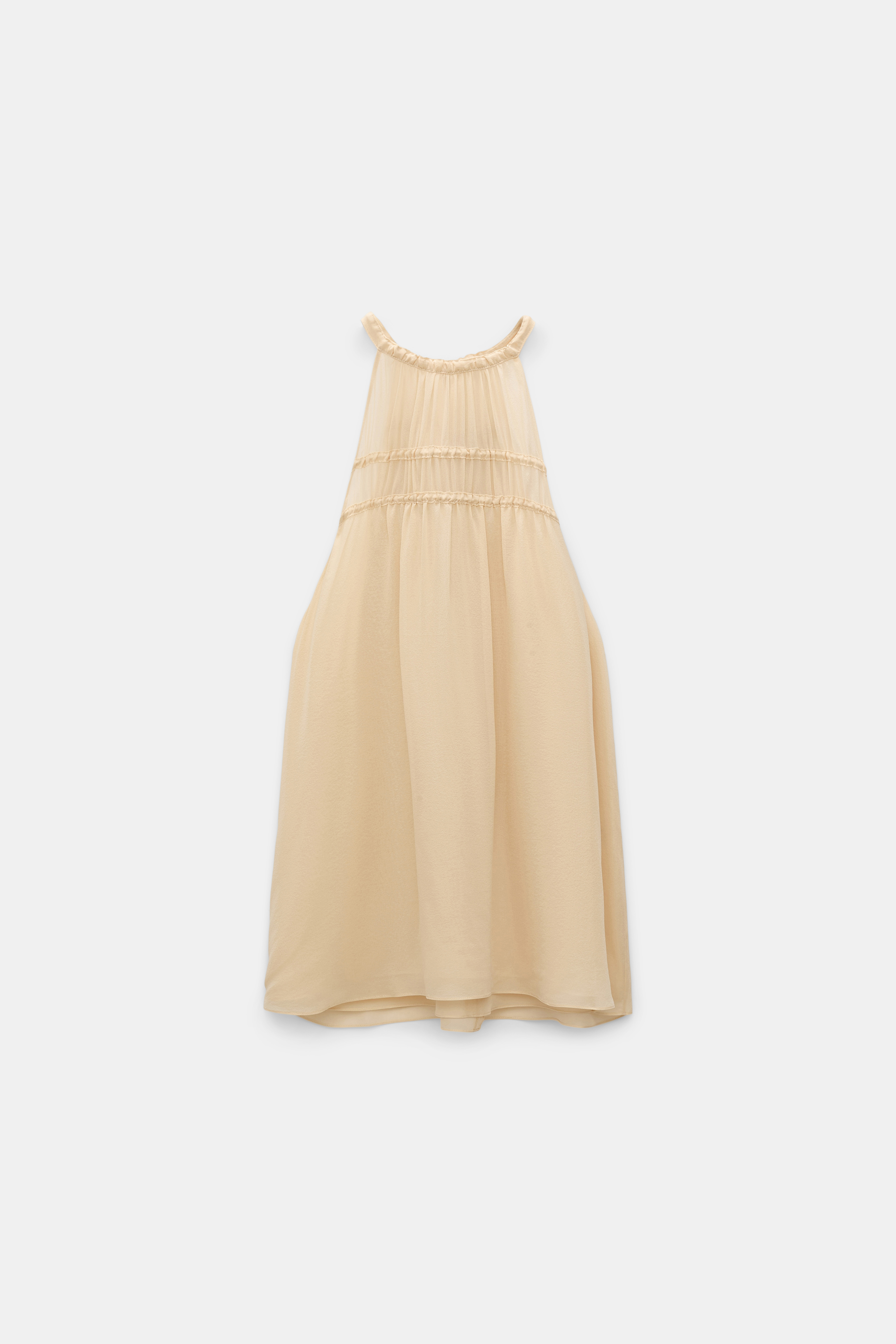 Dorothee Schumacher Silk-georgette tank top soft sand