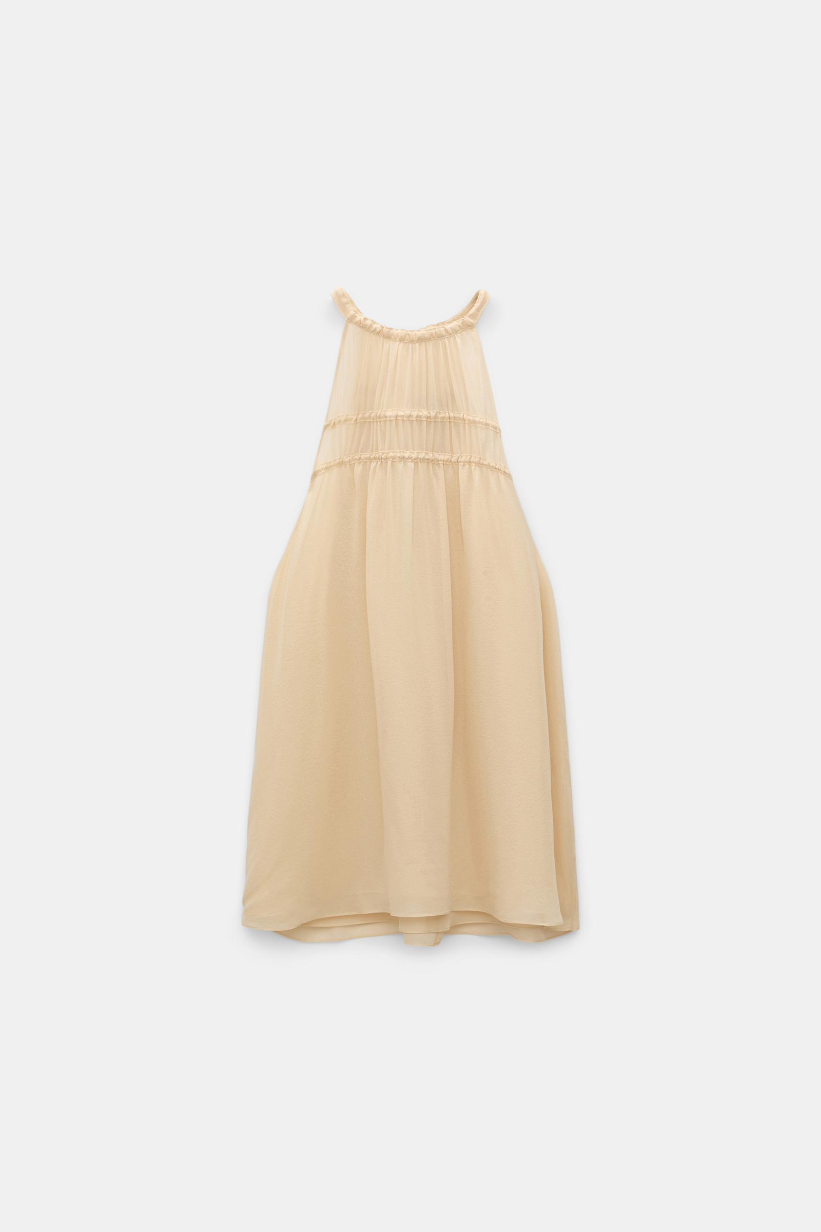 Dorothee Schumacher Neckholder-Top aus Seiden-Georgette soft sand