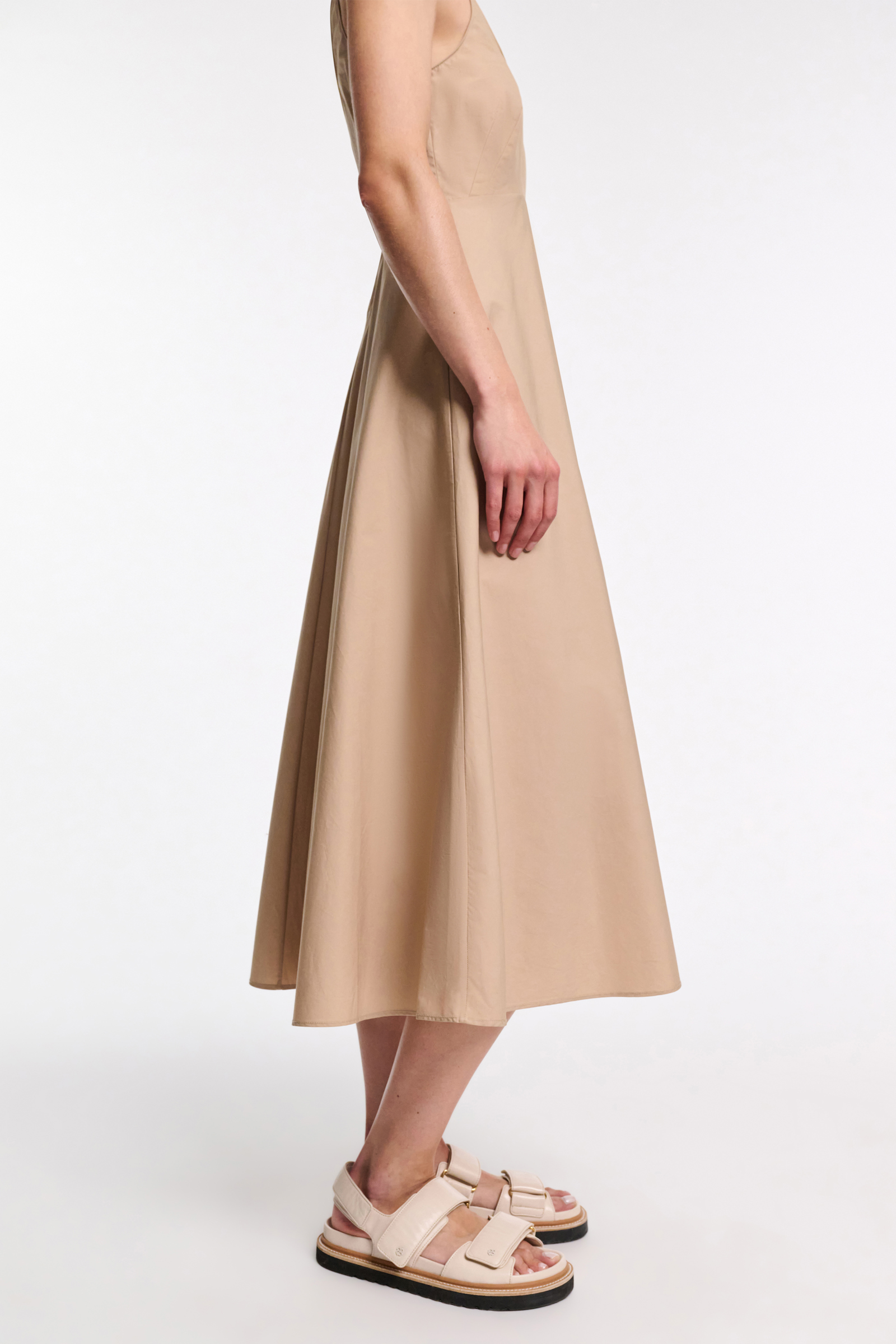 Dorothee Schumacher Sandale mit Klettverschluss ivory