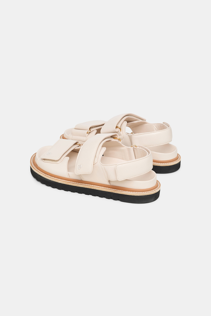 Dorothee Schumacher Sandale mit Klettverschluss ivory