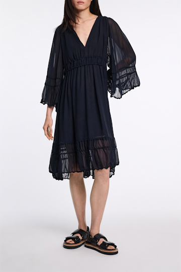 Dorothee Schumacher Sandale mit Klettverschluss pure black