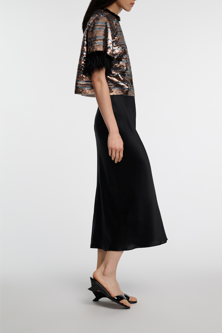 Dorothee Schumacher Shiny Mule Wedges pure black