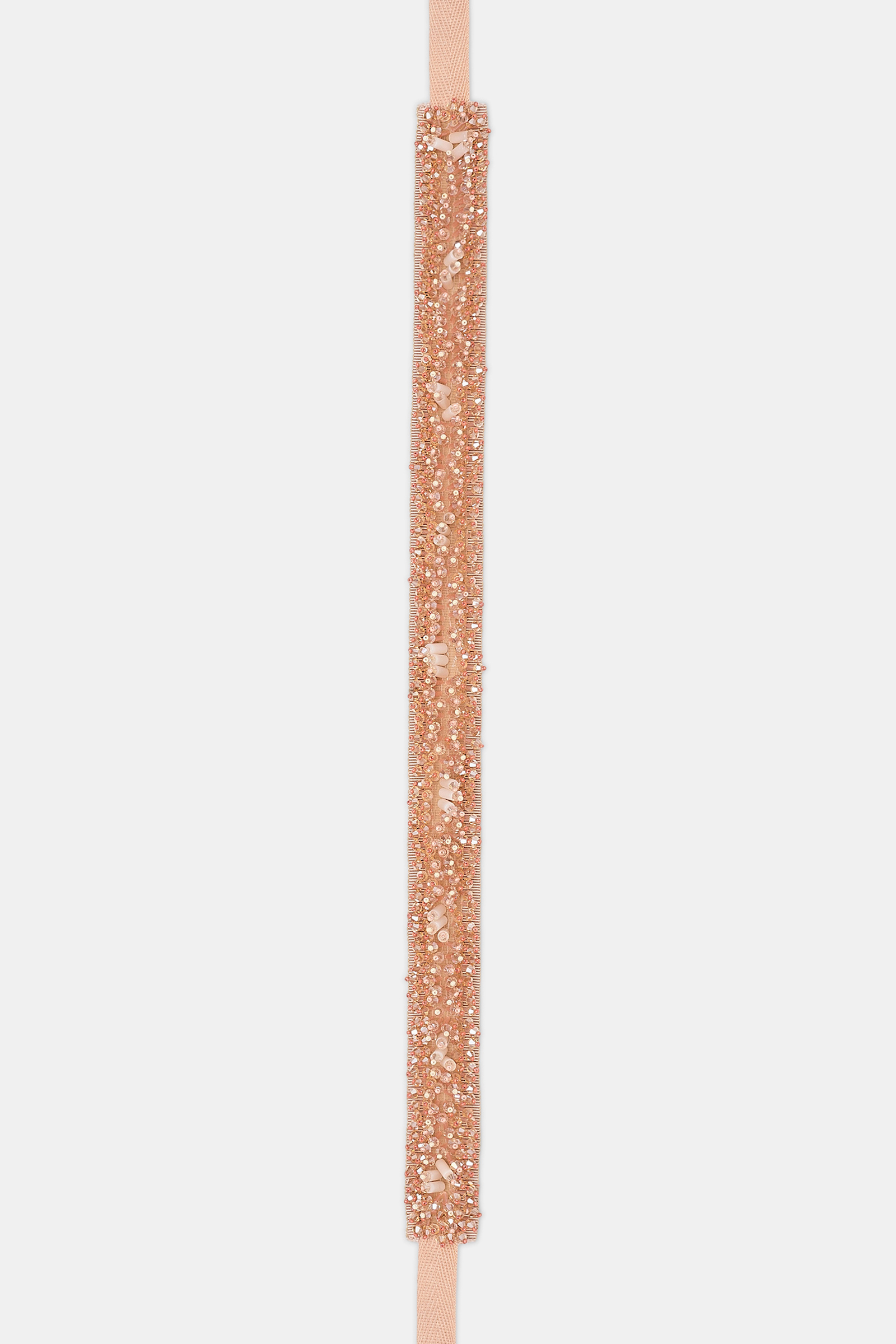Dorothee Schumacher Von Hand bestickter Bindegürtel burnt brown