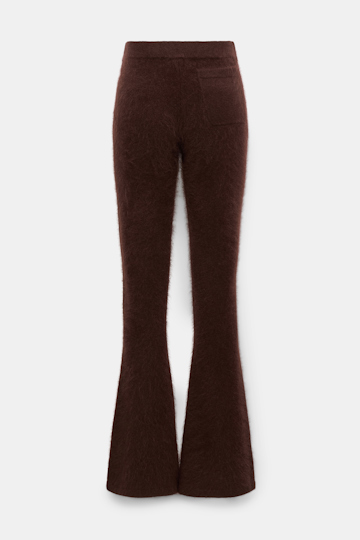 Dorothee Schumacher Virgin Merino-cashmere pants dark chocolate