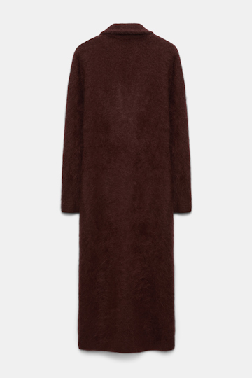 Dorothee Schumacher Virgin Merino-cashmere coat dark chocolate