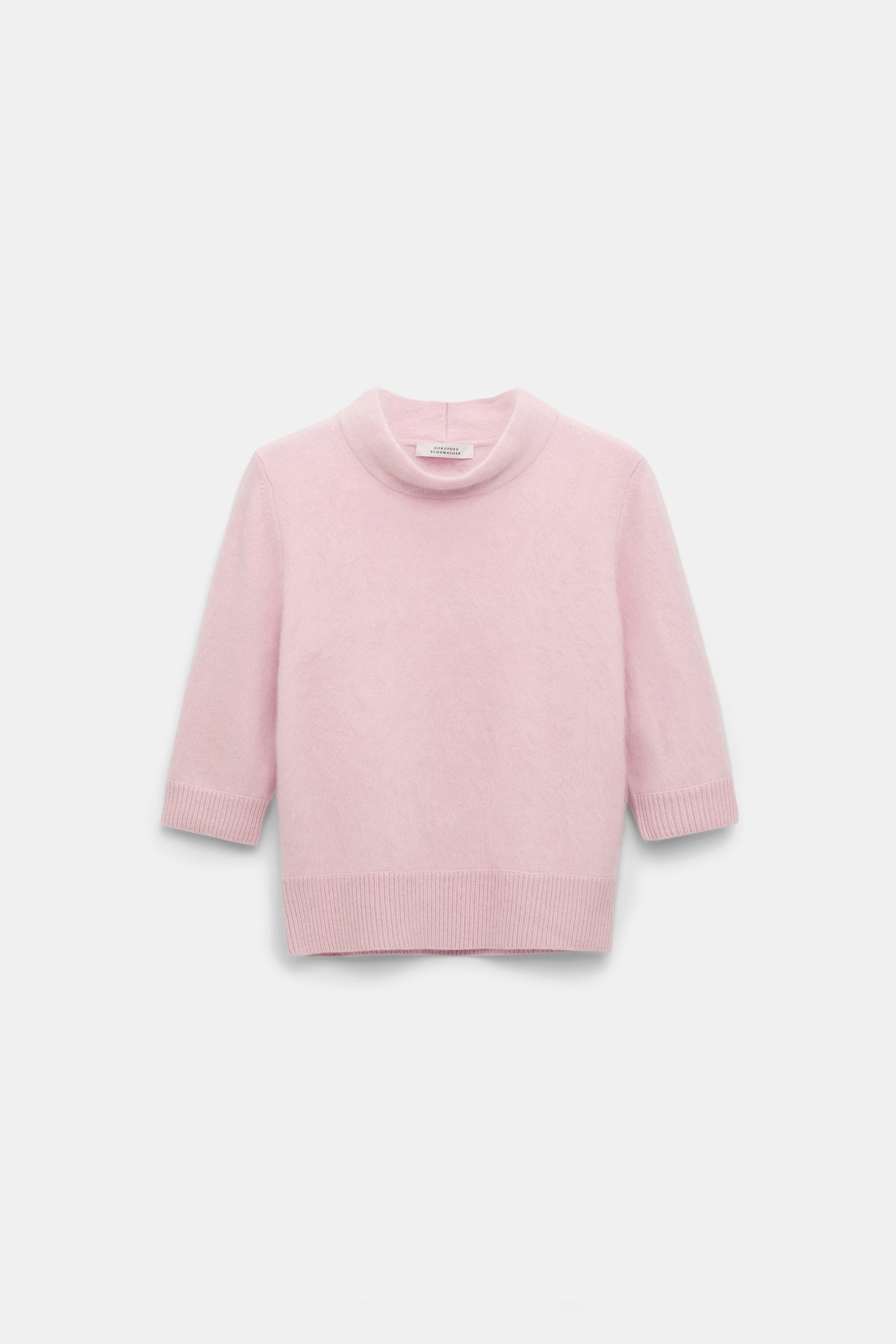 Dorothee Schumacher Virgin Merino-cashmere turtleneck pullover candy rose