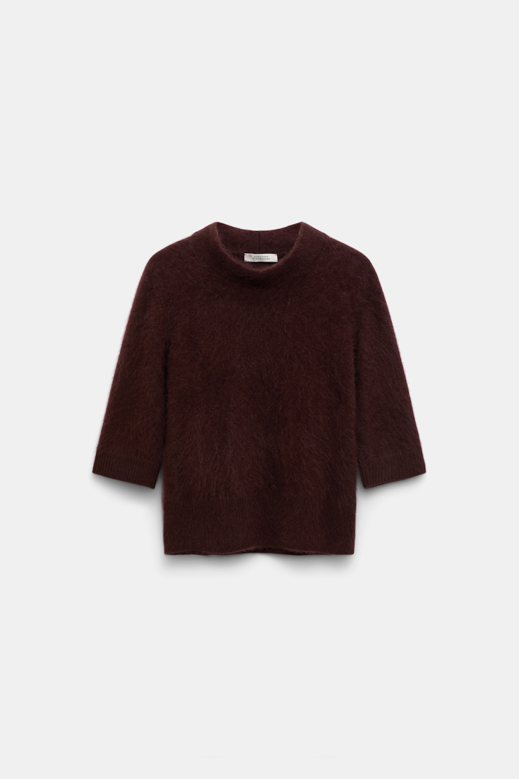 Dorothee Schumacher Fluffy Rollkragenpullover dark chocolate