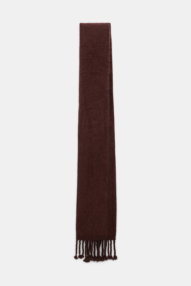 Dorothee Schumacher Fluffy Schal dark chocolate