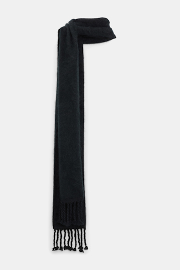 Dorothee Schumacher Virgin Merino-cashmere scarf pure black