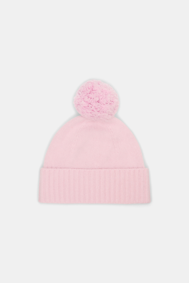 Dorothee Schumacher Fluffy Mütze mit Bommel candy rose