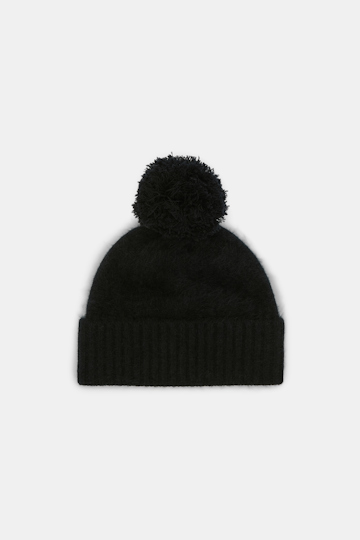 Dorothee Schumacher Virgin Merino-cashmere hat pure black