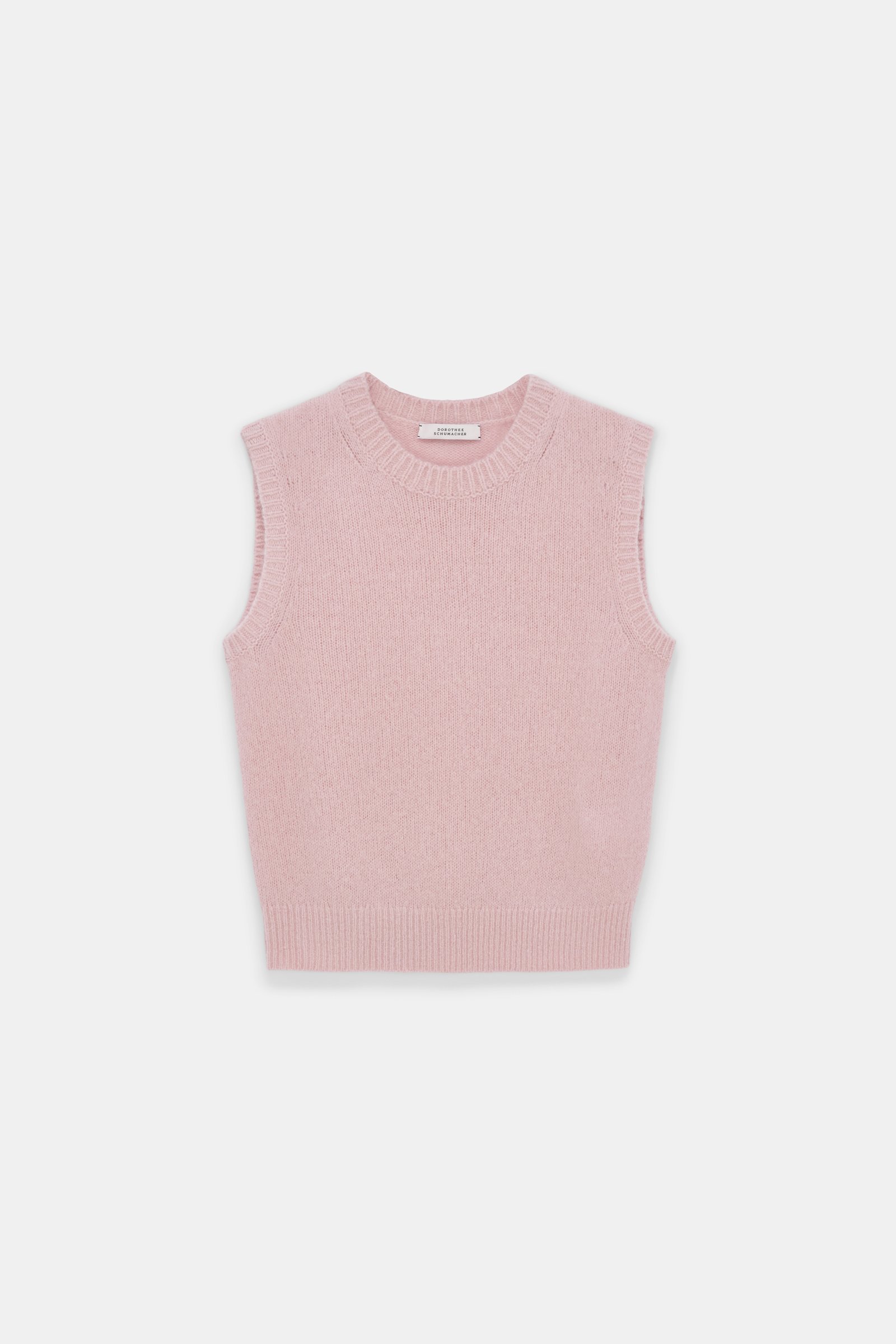 Dorothee Schumacher New cashmere knit shell light pink