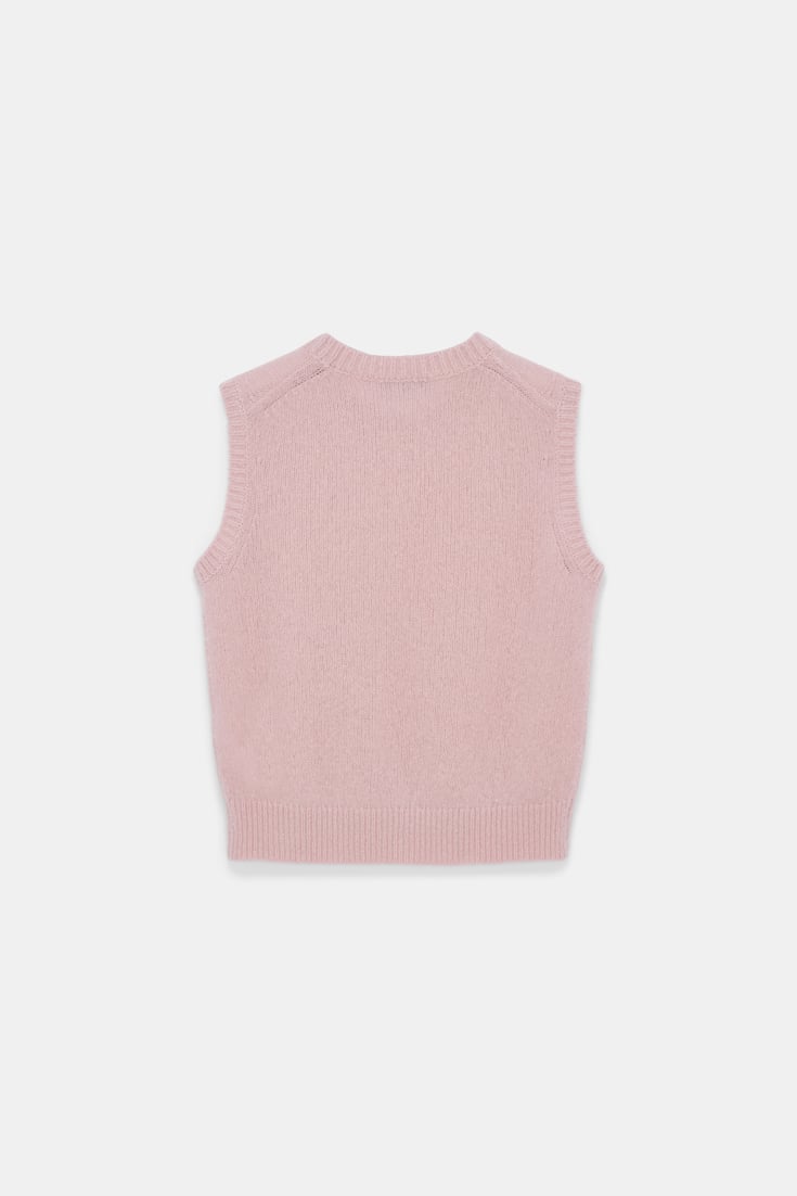 Dorothee Schumacher New cashmere knit shell light pink