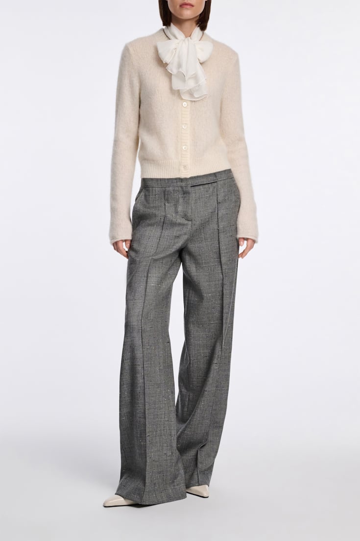 Dorothee Schumacher New cashmere knit cardigan camellia white