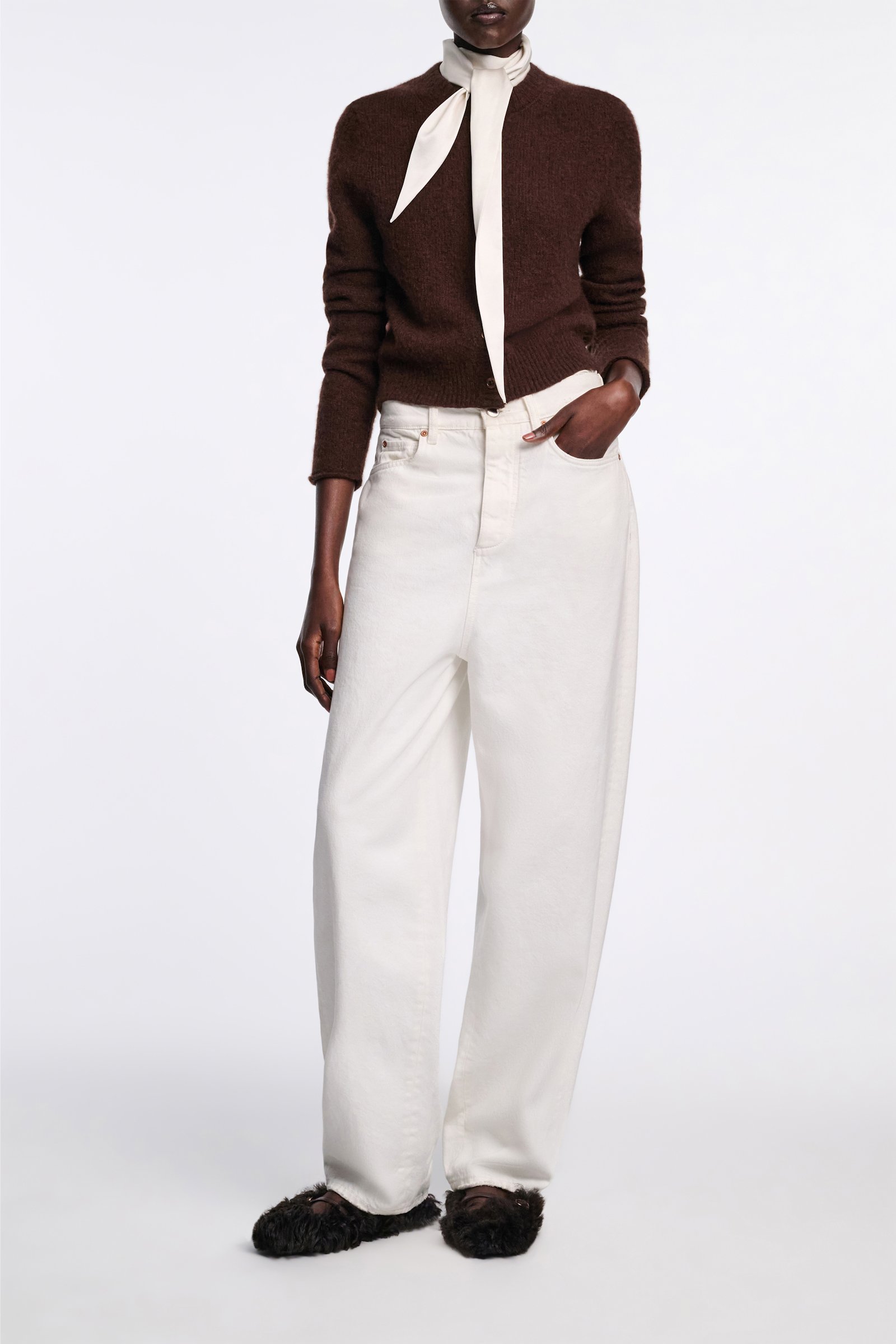 Dorothee Schumacher New cashmere knit cardigan chocolate
