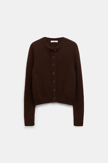 Dorothee Schumacher New cashmere knit cardigan chocolate