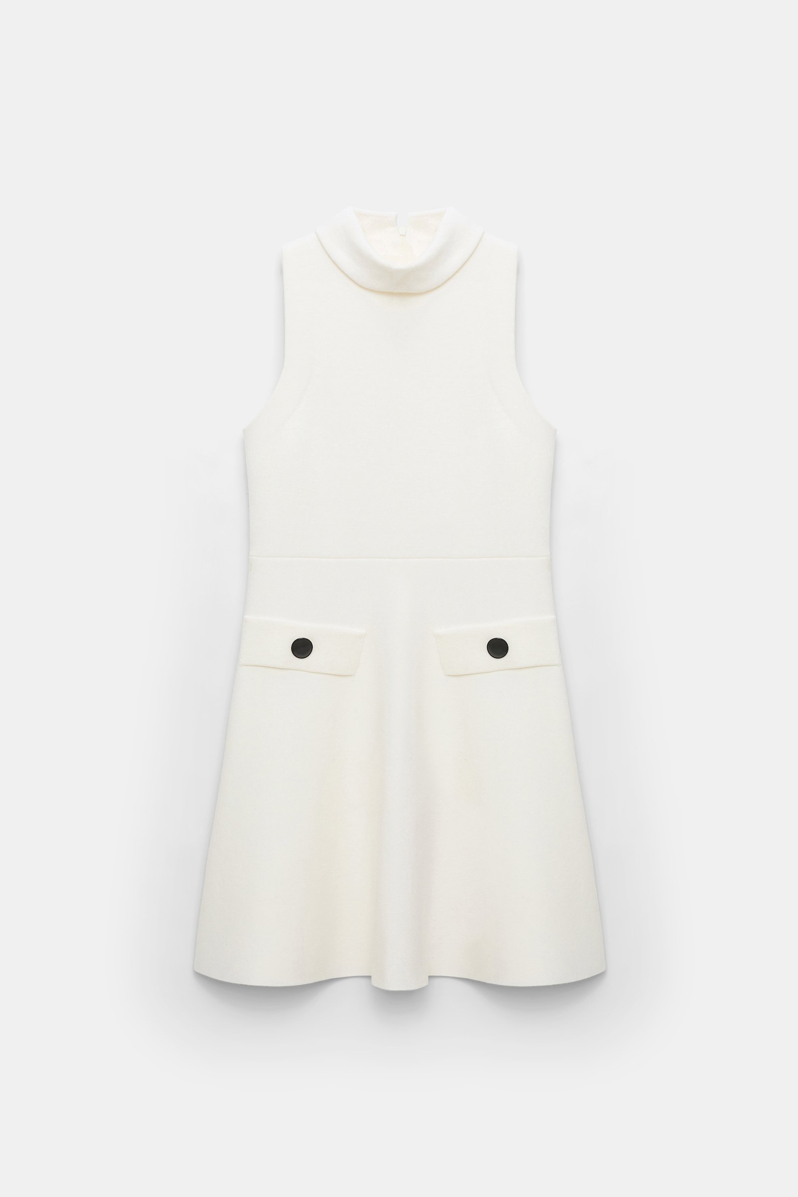 Dorothee Schumacher Doubleface Kleid aus Merino camellia white