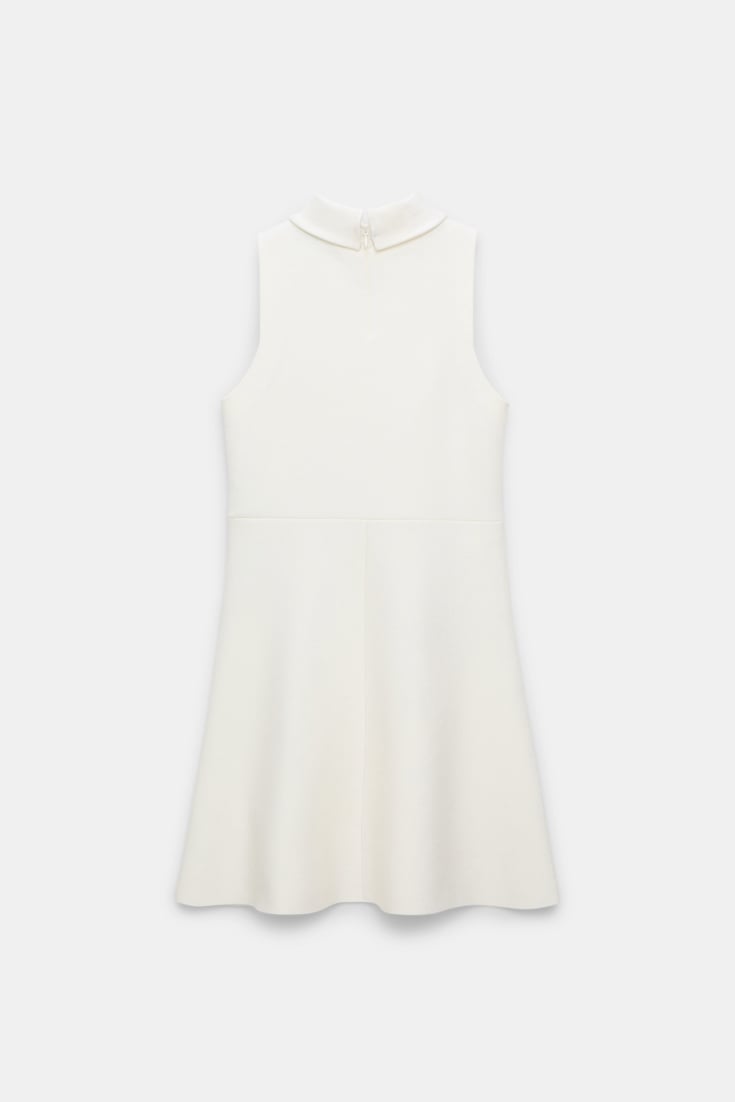 Dorothee Schumacher Doubleface Kleid aus Merino camellia white
