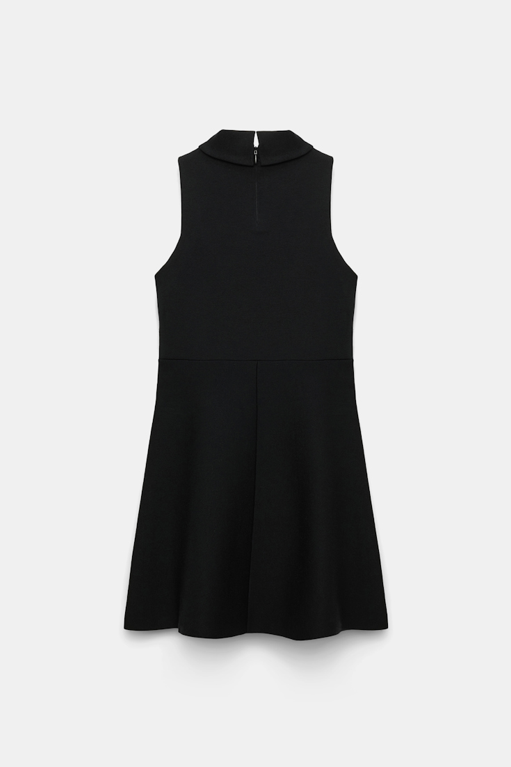 Dorothee Schumacher Doubleface Kleid aus Merino pure black