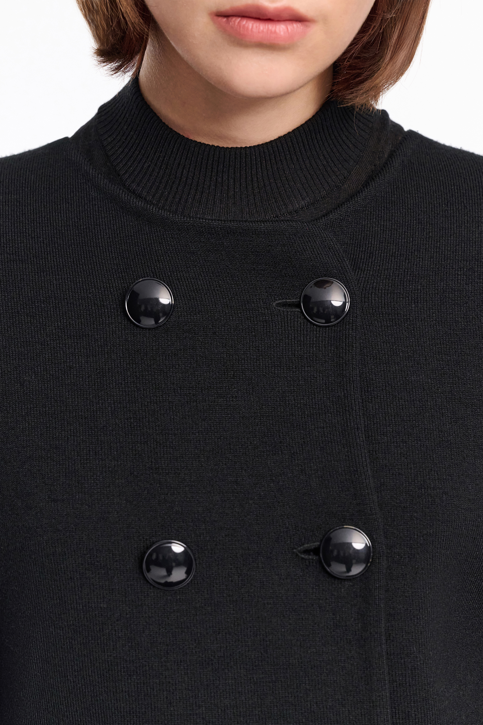 Dorothee Schumacher Doubleface Jacke aus Merino pure black