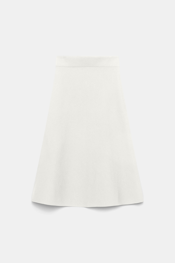 Dorothee Schumacher Knit midi-skirt camellia white