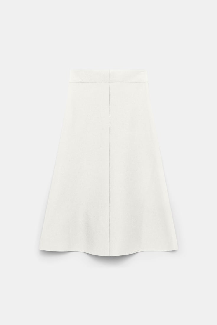 Dorothee Schumacher Knit midi-skirt camellia white