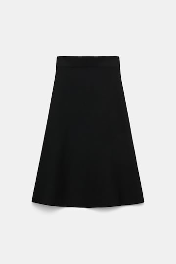 Dorothee Schumacher Knit midi-skirt pure black