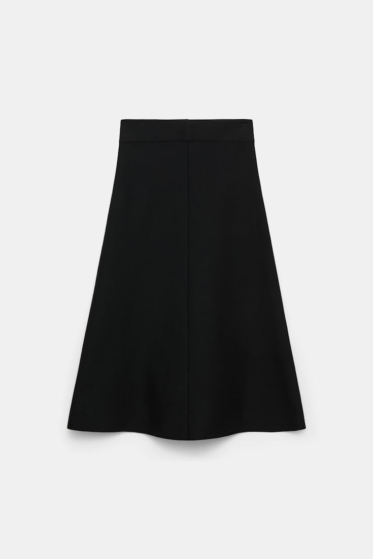 Dorothee Schumacher Knit midi-skirt pure black