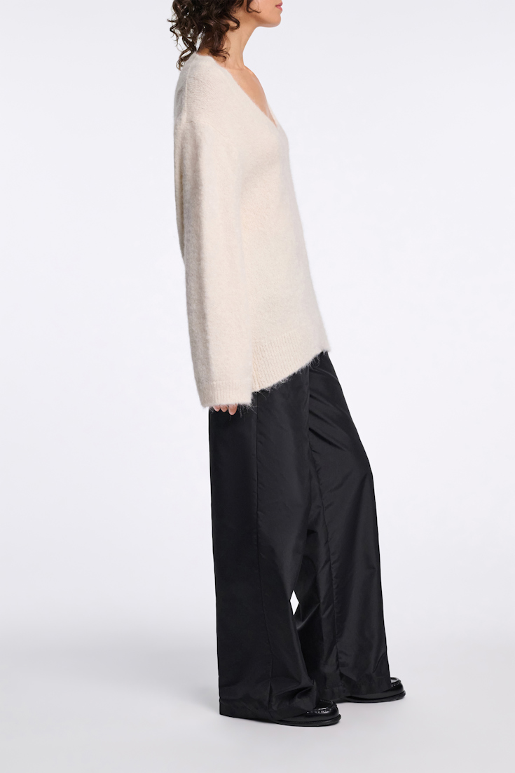 Dorothee Schumacher Pullover aus Alpaka-Garn camellia white