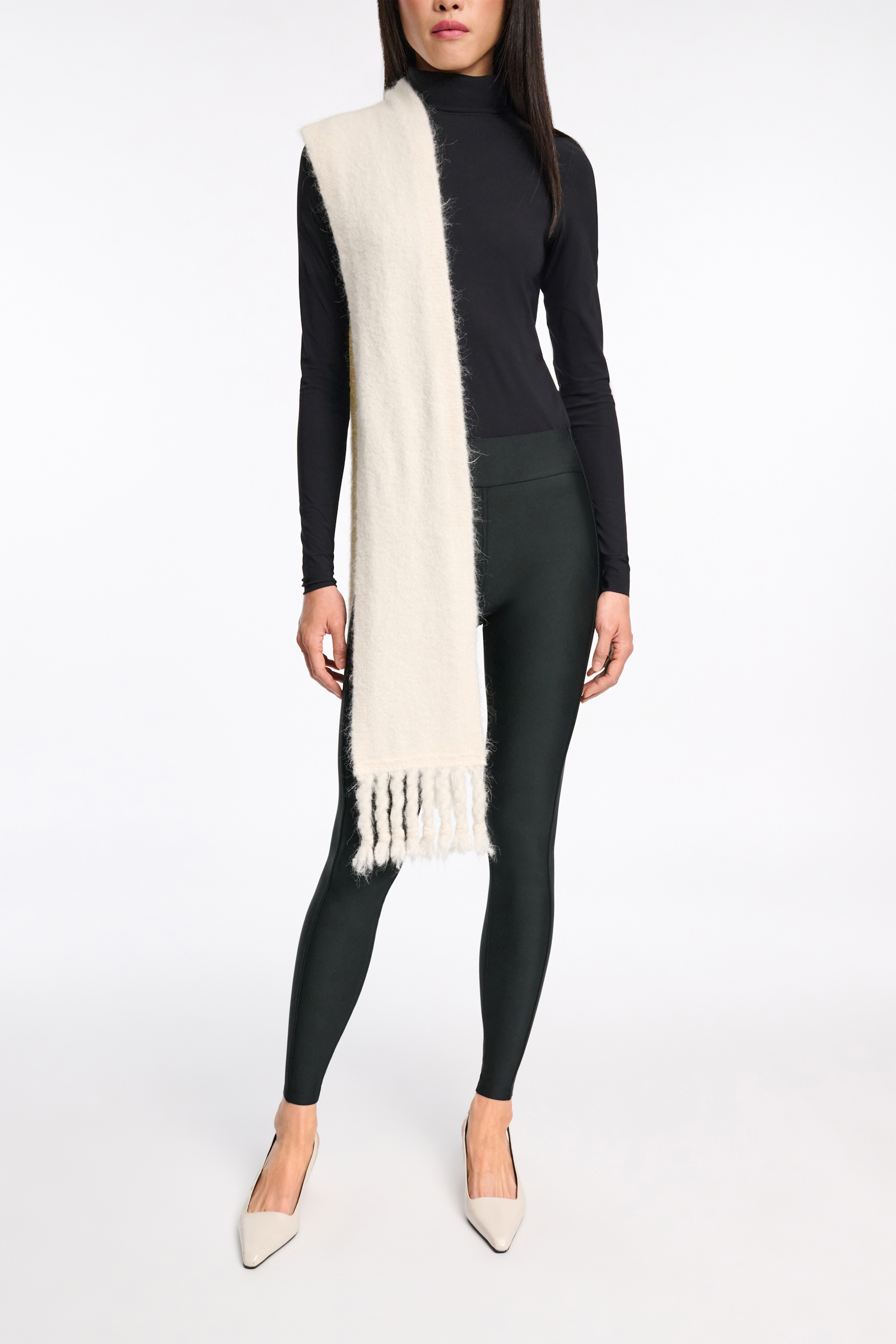 Dorothee Schumacher Schal aus Alpaka-Garn camellia white