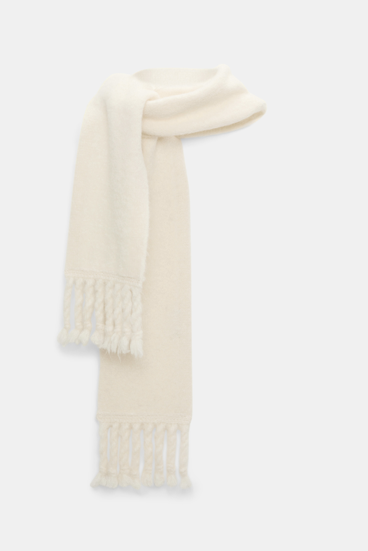 Dorothee Schumacher Schal aus Alpaka-Garn camellia white