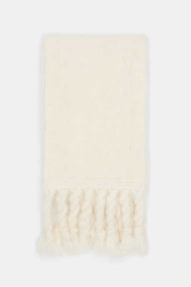 Dorothee Schumacher Schal aus Alpaka-Garn camellia white