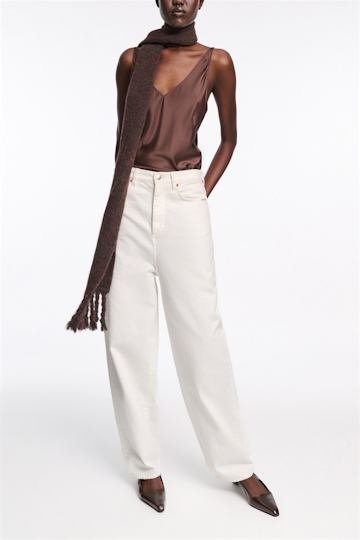 Dorothee Schumacher Schal aus Alpaka-Garn black chocolate