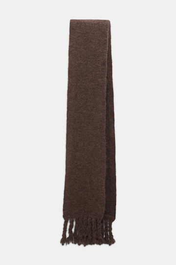Dorothee Schumacher Schal aus Alpaka-Garn black chocolate