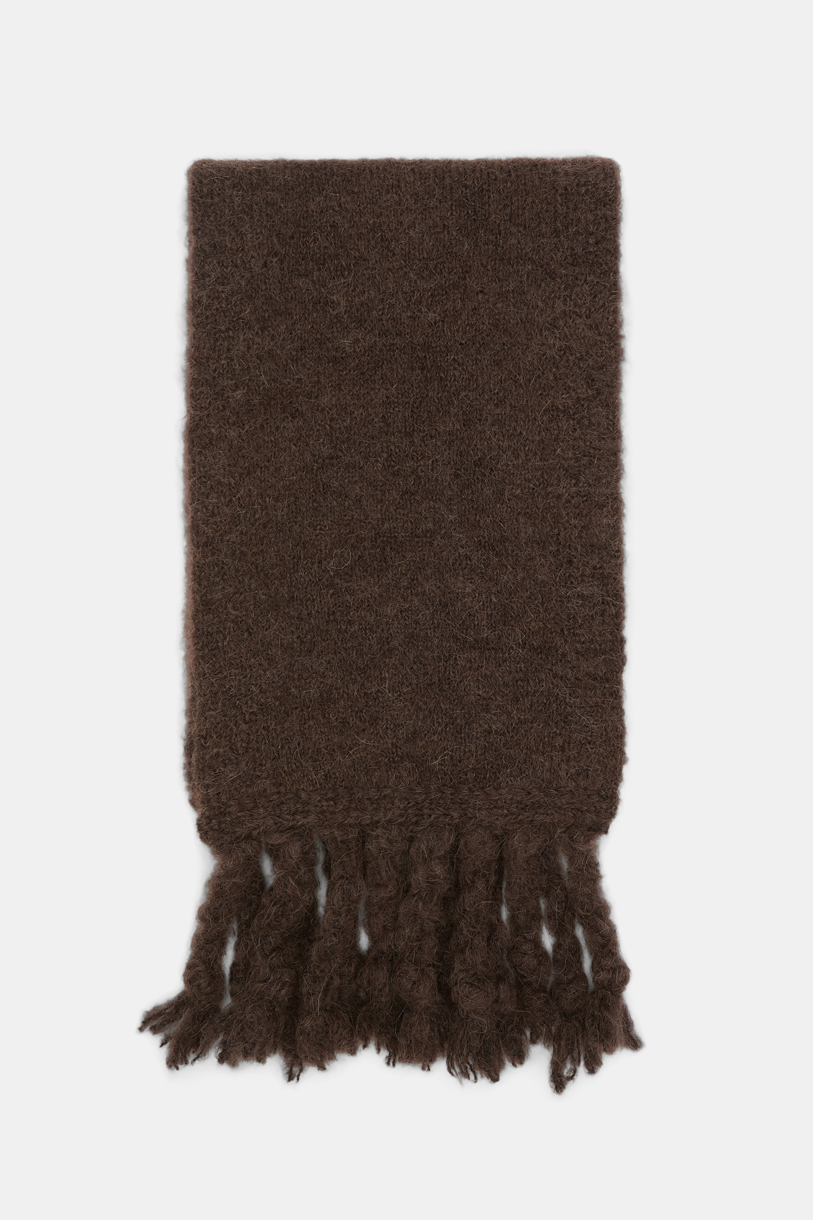 Dorothee Schumacher Schal aus Alpaka-Garn black chocolate