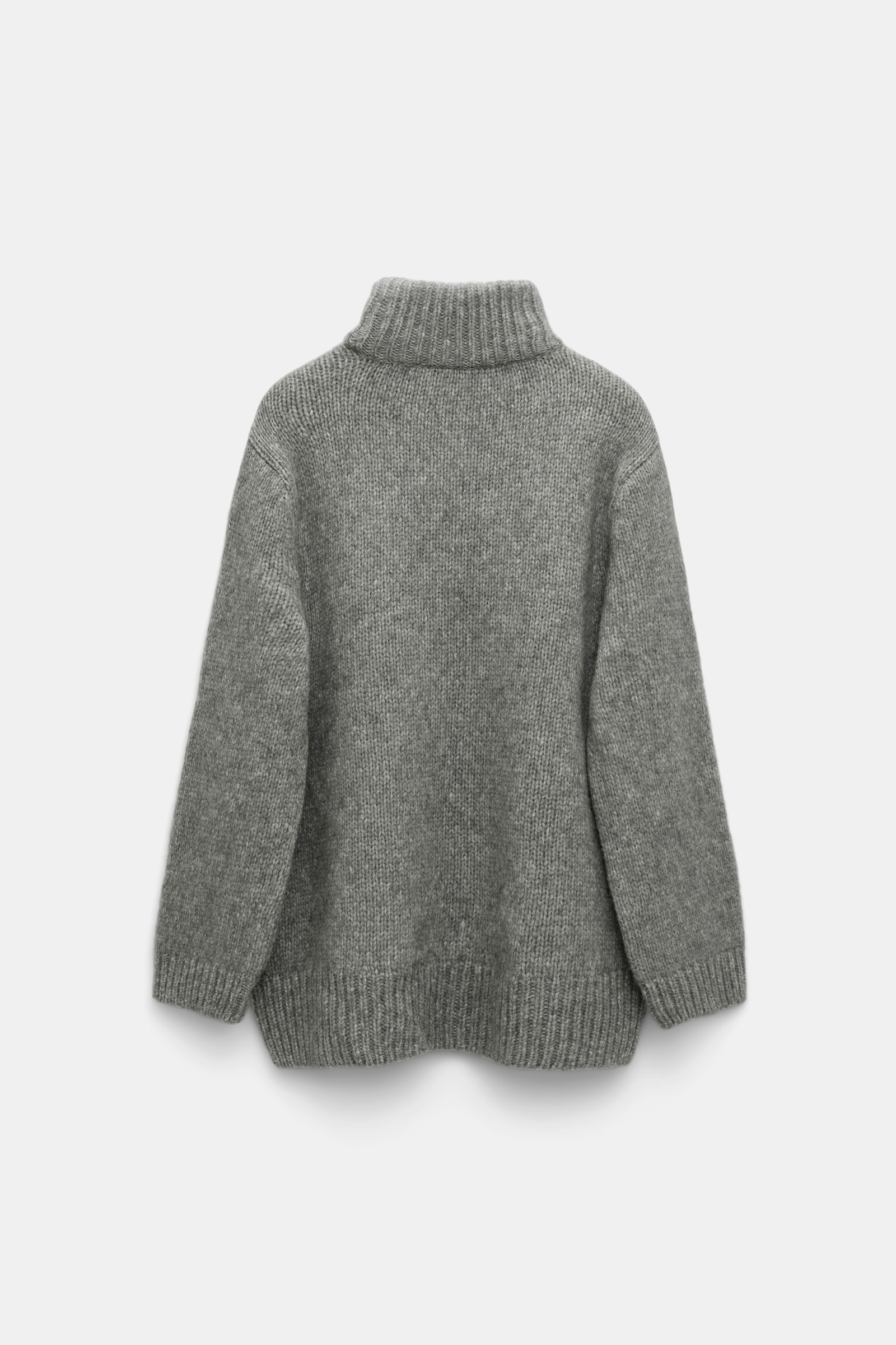 Dorothee Schumacher Virgin wool-alpaca turtleneck pullover platin