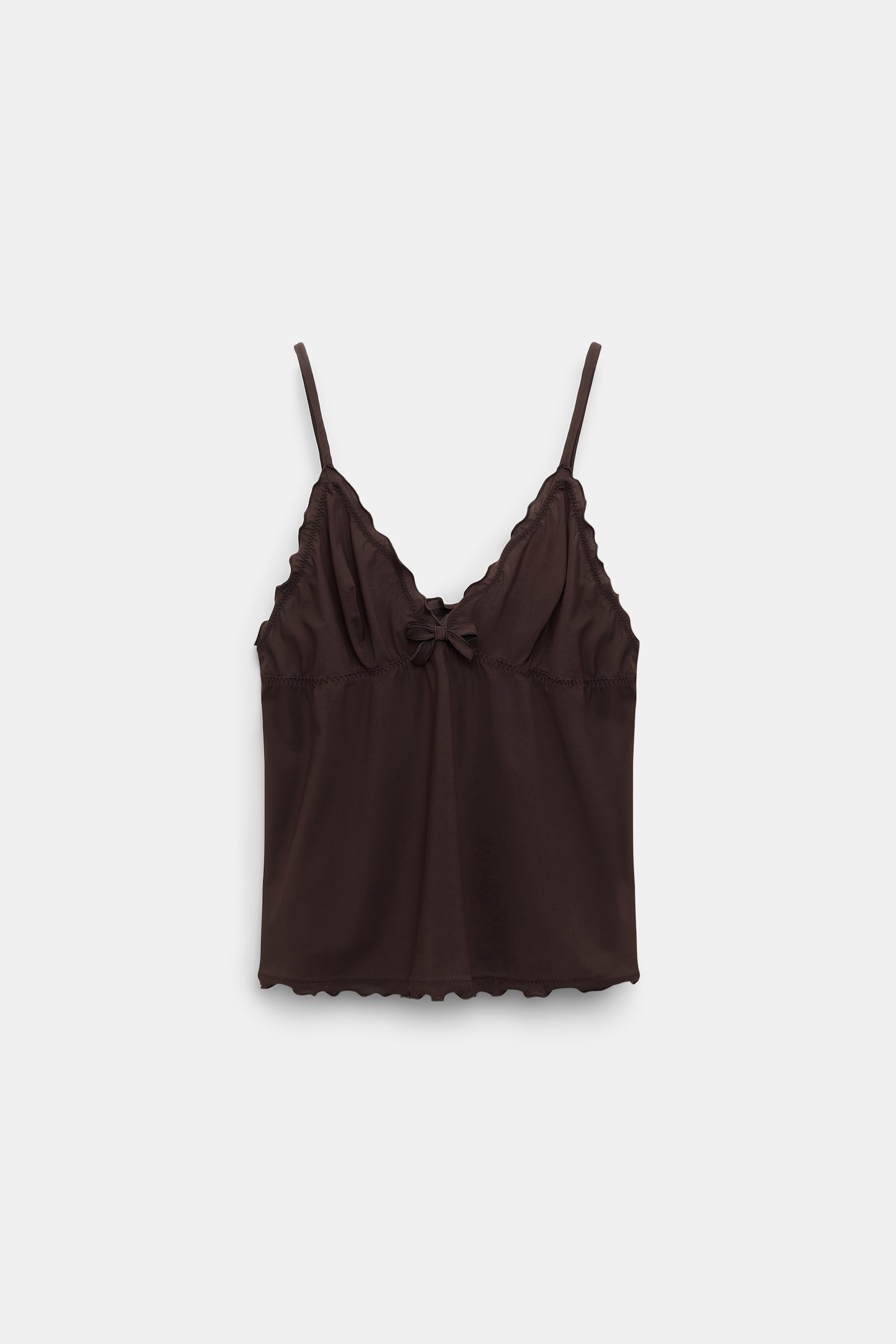 Dorothee Schumacher Technical jersey camisole black chocolate